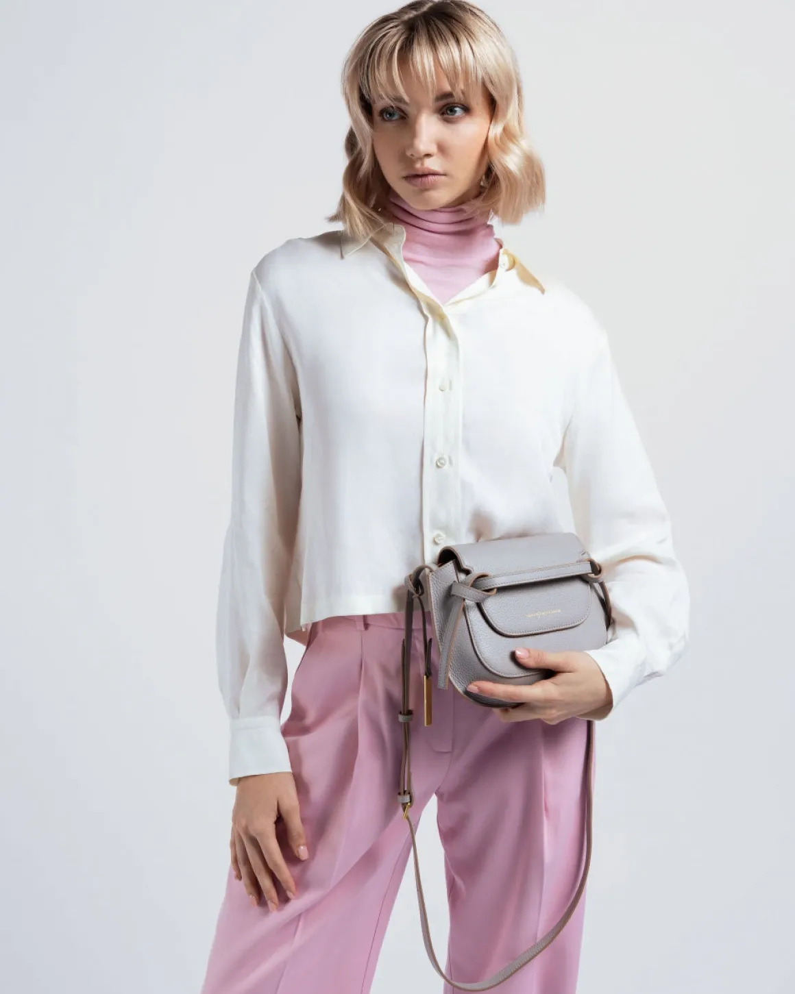 Smaak Amsterdam Crossbody Tassen-CLINT | Taupe