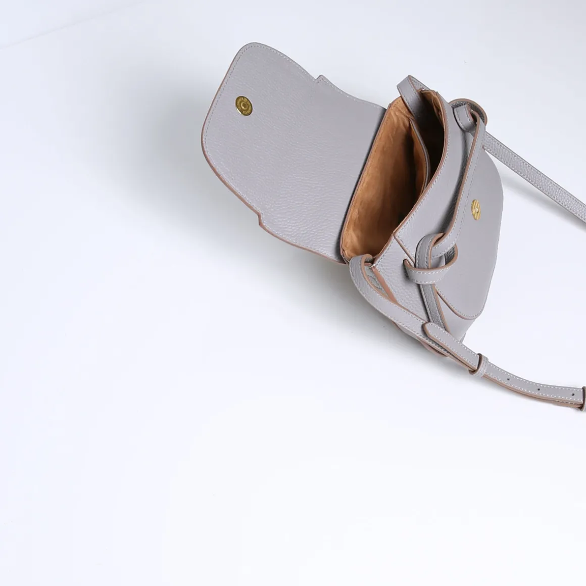 Smaak Amsterdam Crossbody Tassen-CLINT | Taupe