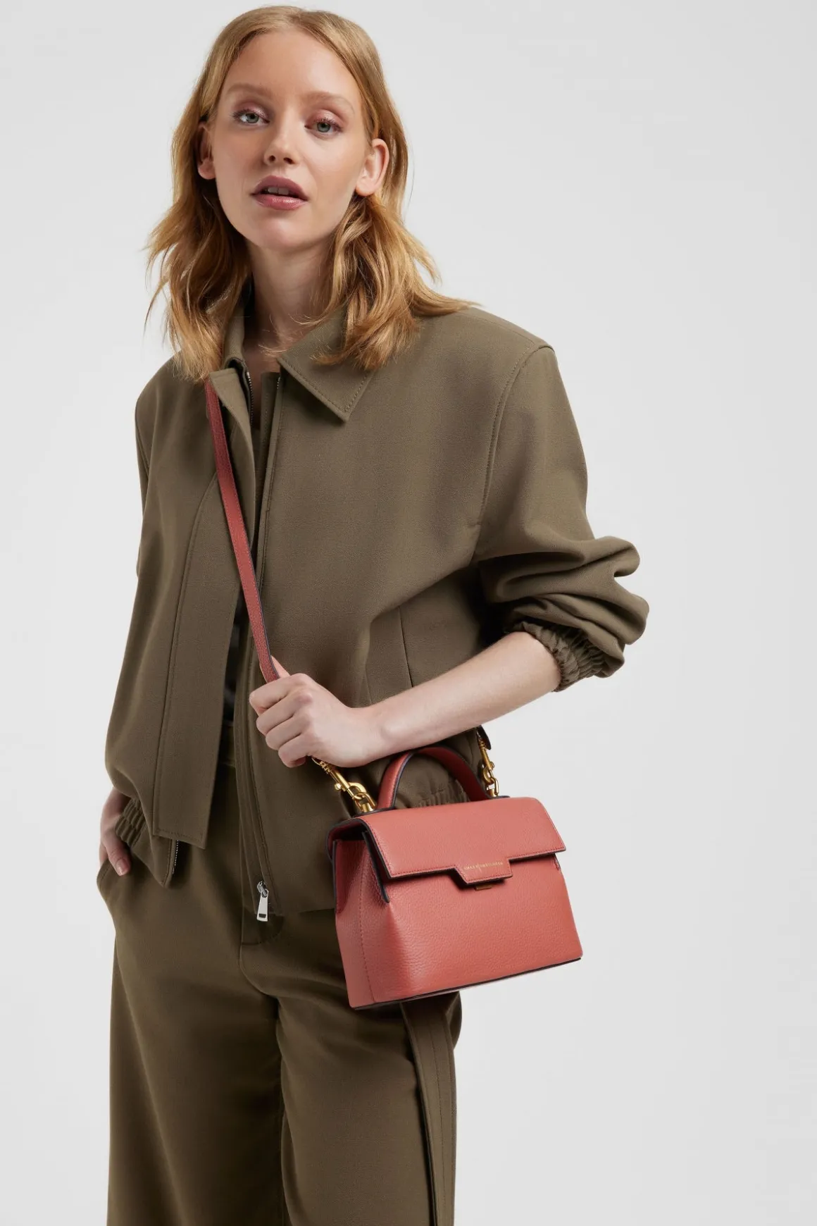 Smaak Amsterdam Crossbody Tassen-FLORA | Brick