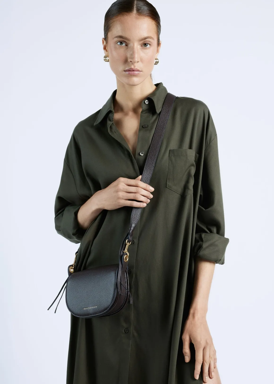 Smaak Amsterdam Crossbody Tassen-FRANKLIN | DARK CHOCOLAT Darkchocolat