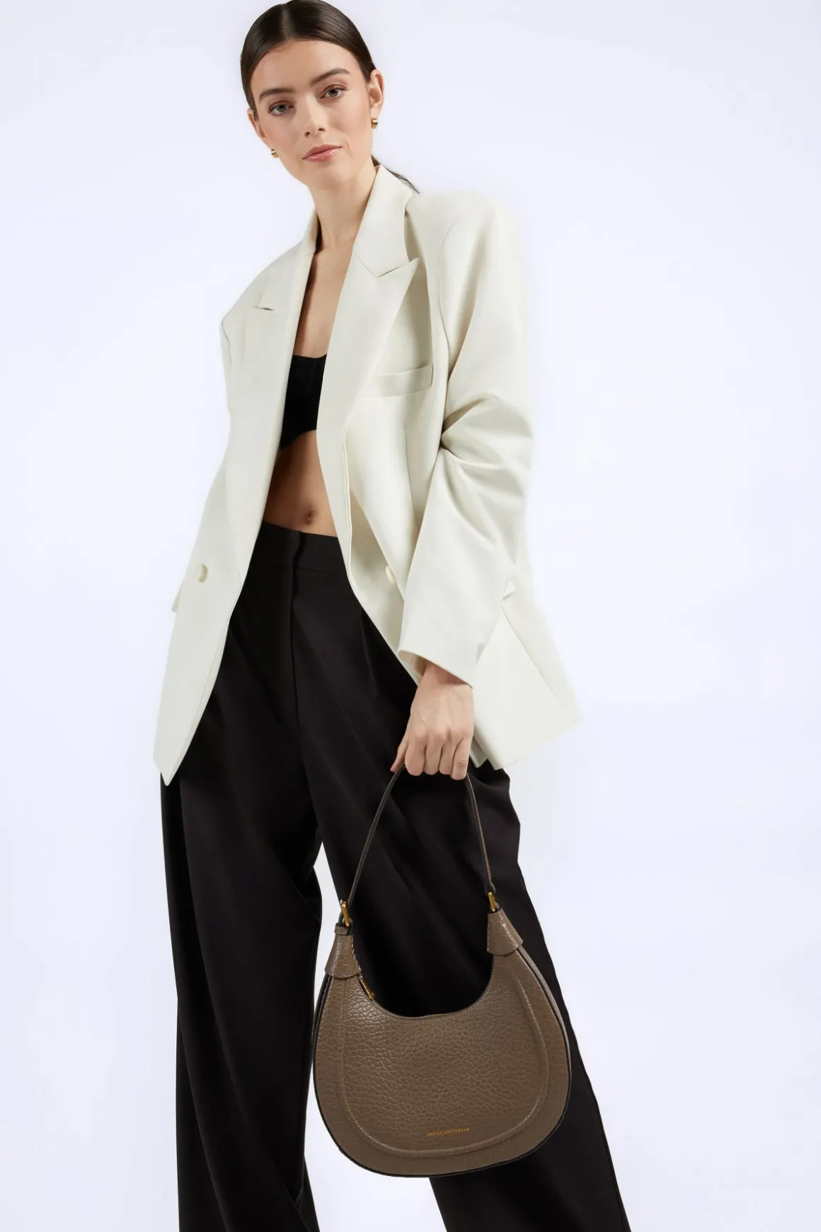 Smaak Amsterdam Crossbody Tassen | Schoudertassen-GAELLE | Taupe