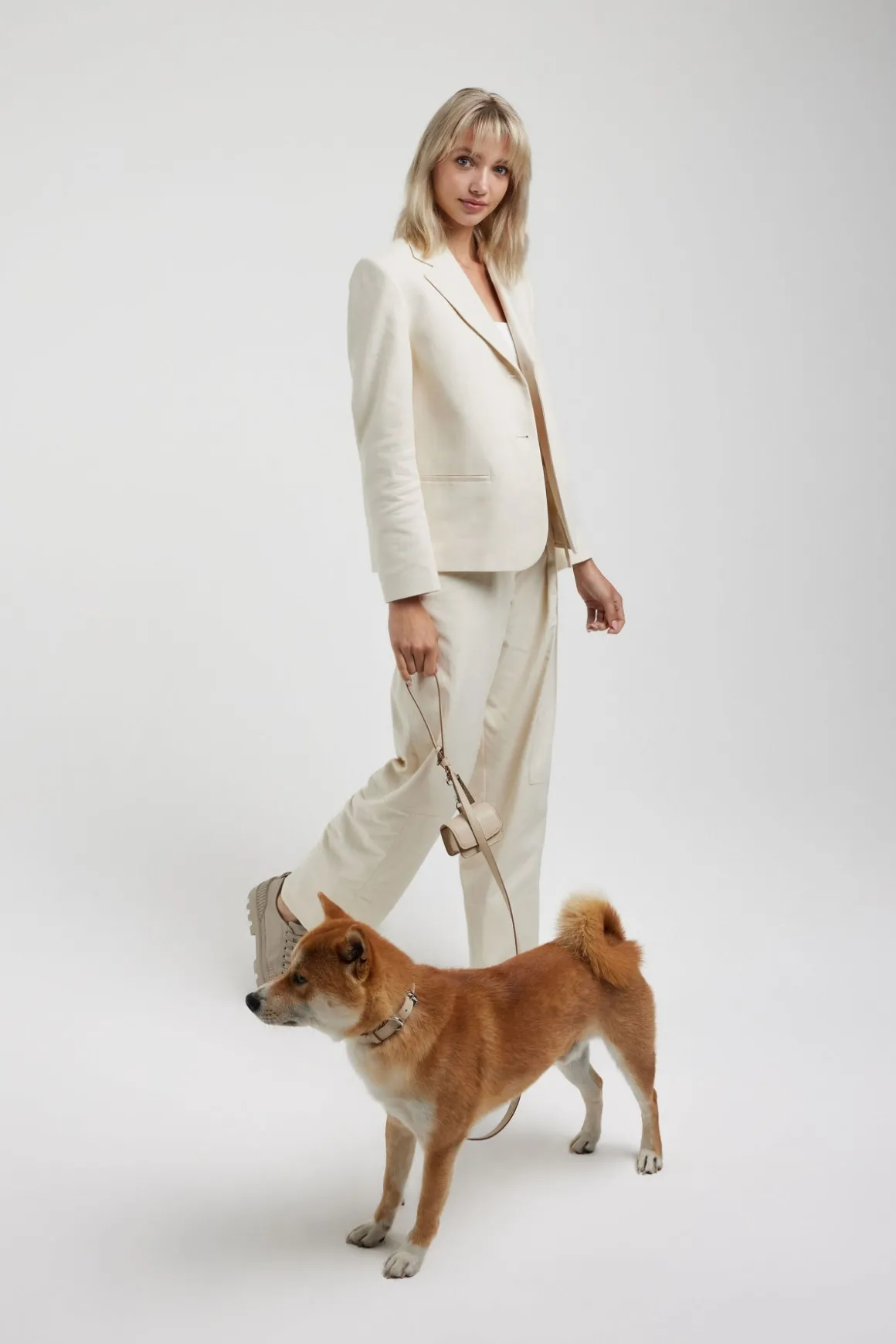 Smaak Amsterdam Riemen-LEASH | Limestone