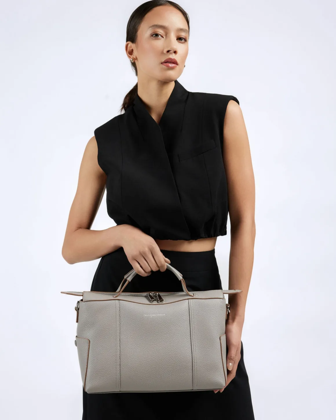 Smaak Amsterdam Handtassen | Crossbody Tassen-TONY | Taupe